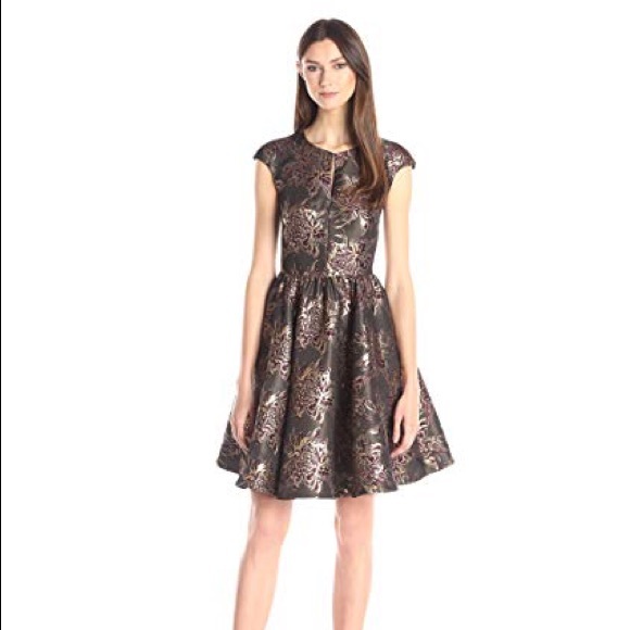Ted Baker Laurey Floral Metallic dress - Picture 2 of 3